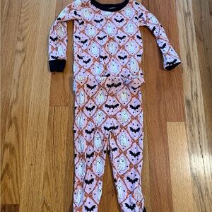 Caden Lane Pink Ghost and Bat Pajama Set 12-18 Months